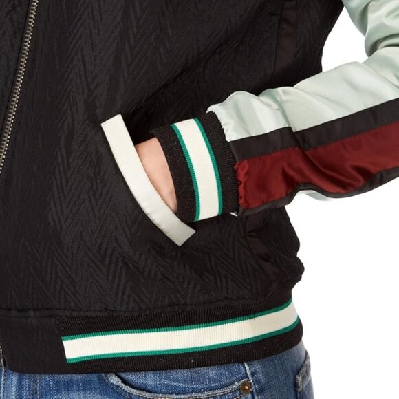 Embroidered Maison Scotch Bomber Jacket - Picture 5 of 6